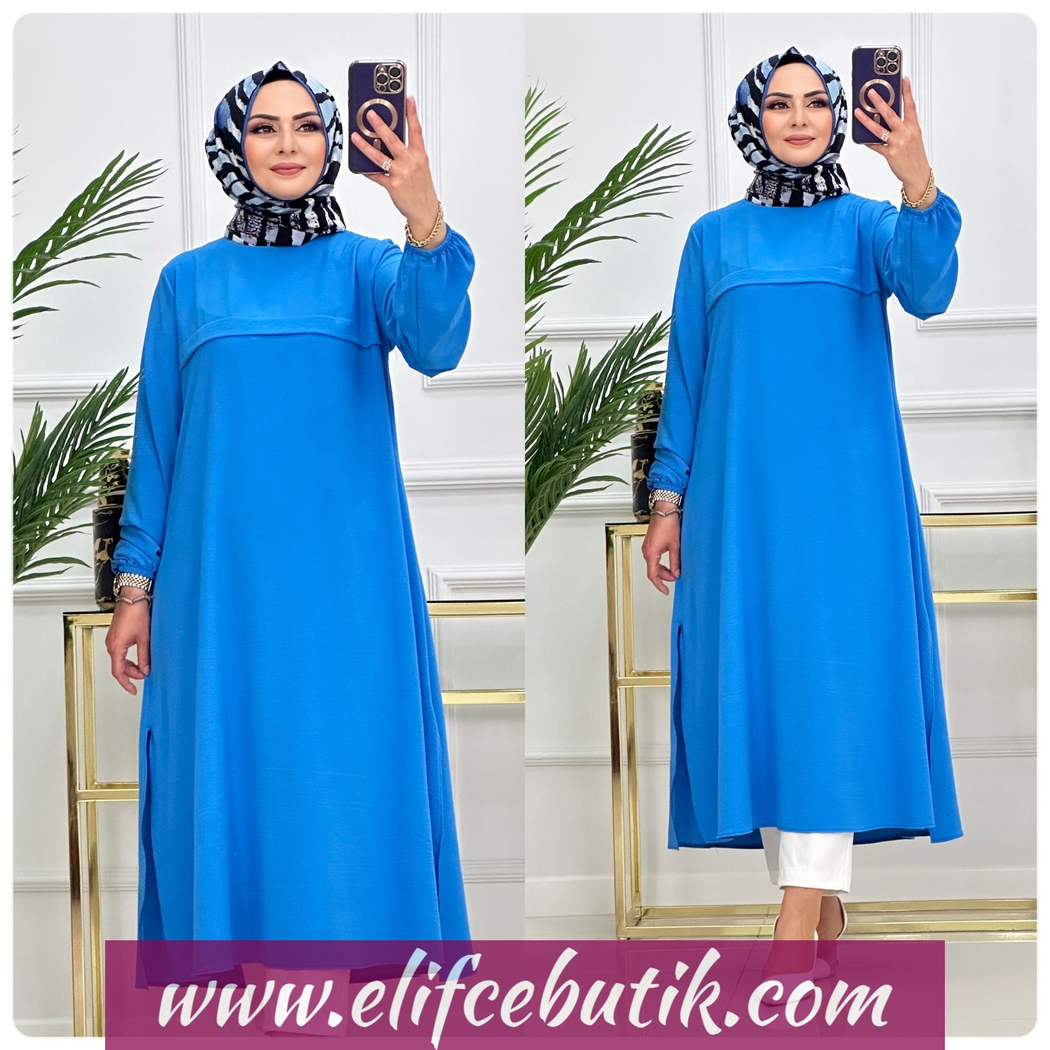 Ayrobin kumaş Fulya tunik - Görsel 5