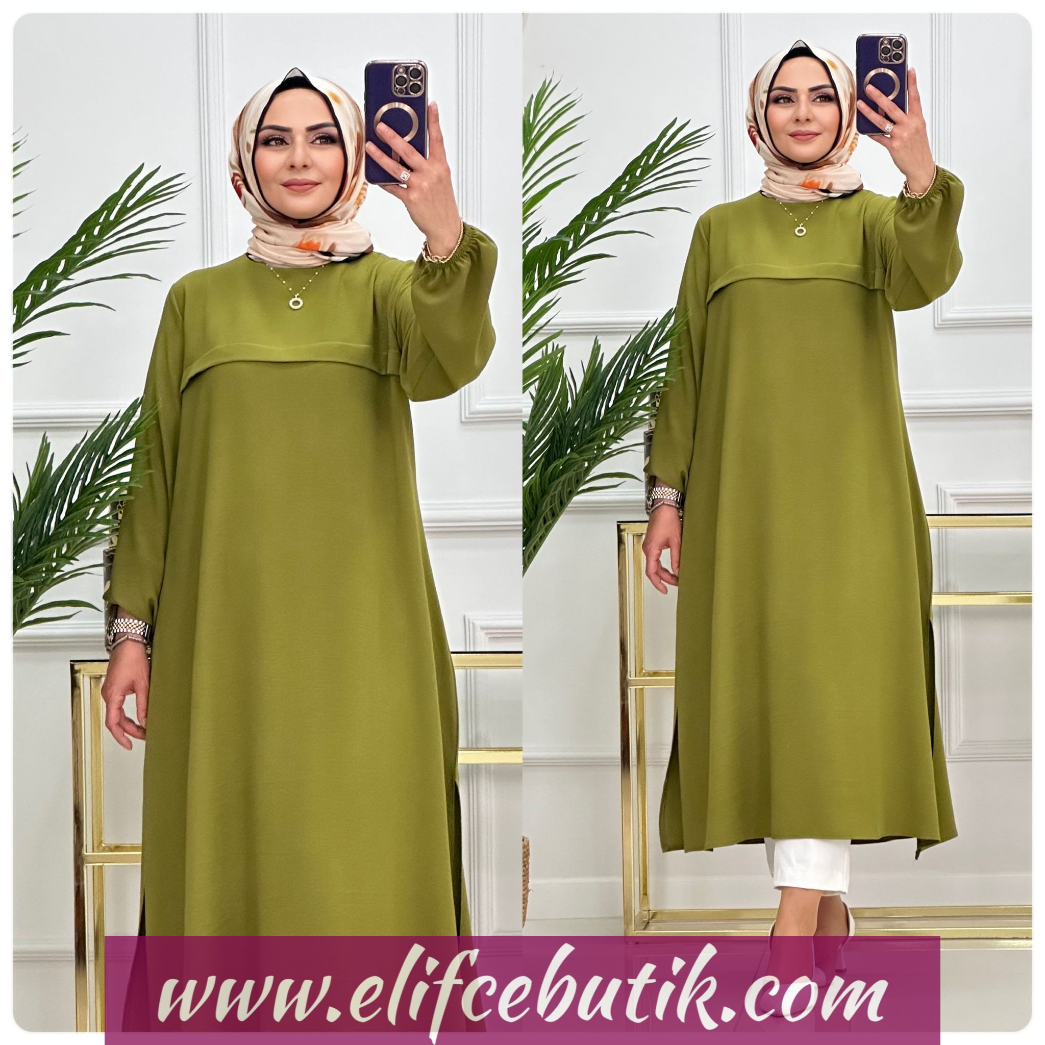 Ayrobin kumaş Fulya tunik - Görsel 4