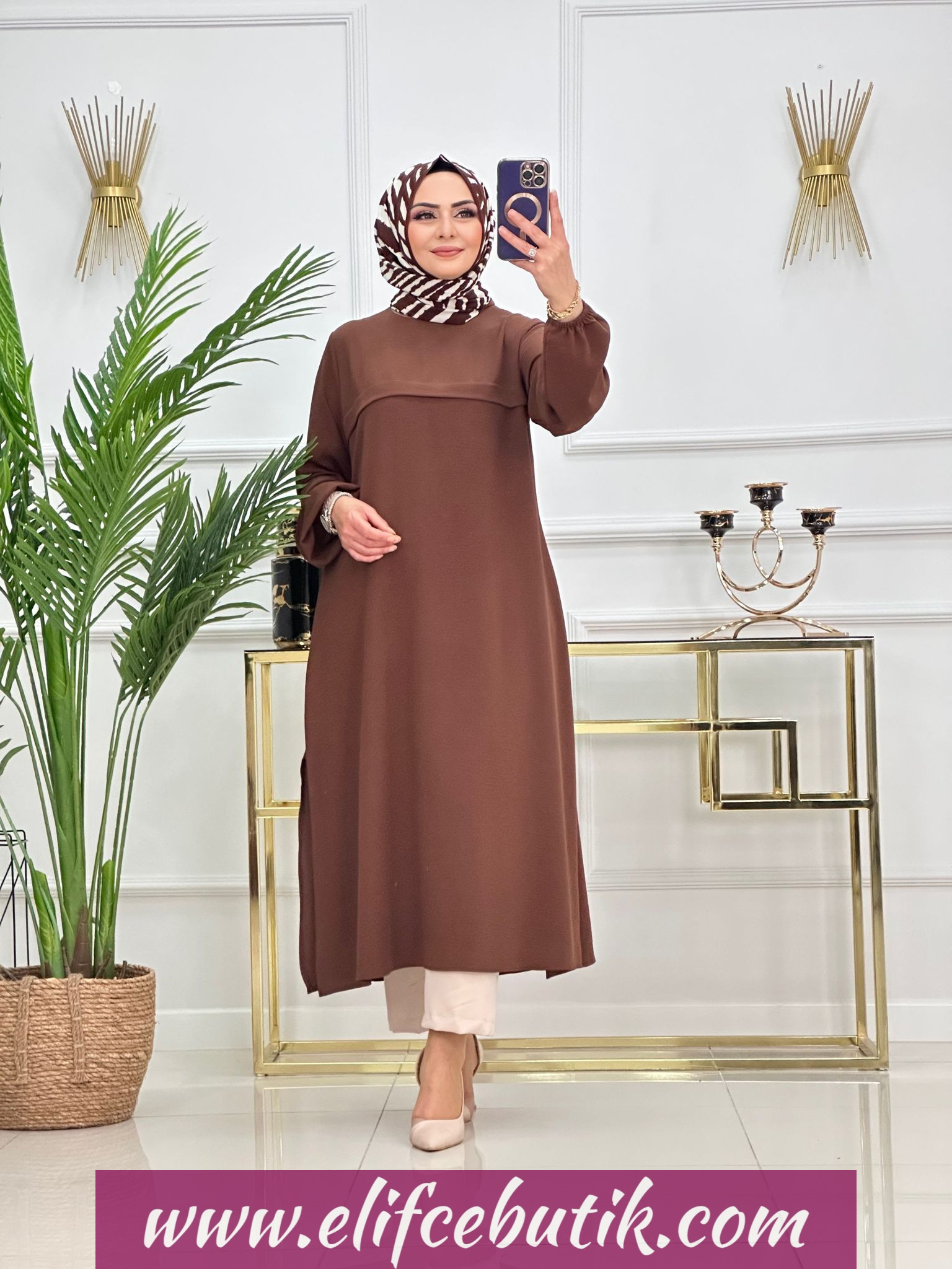 Ayrobin kumaş Fulya tunik