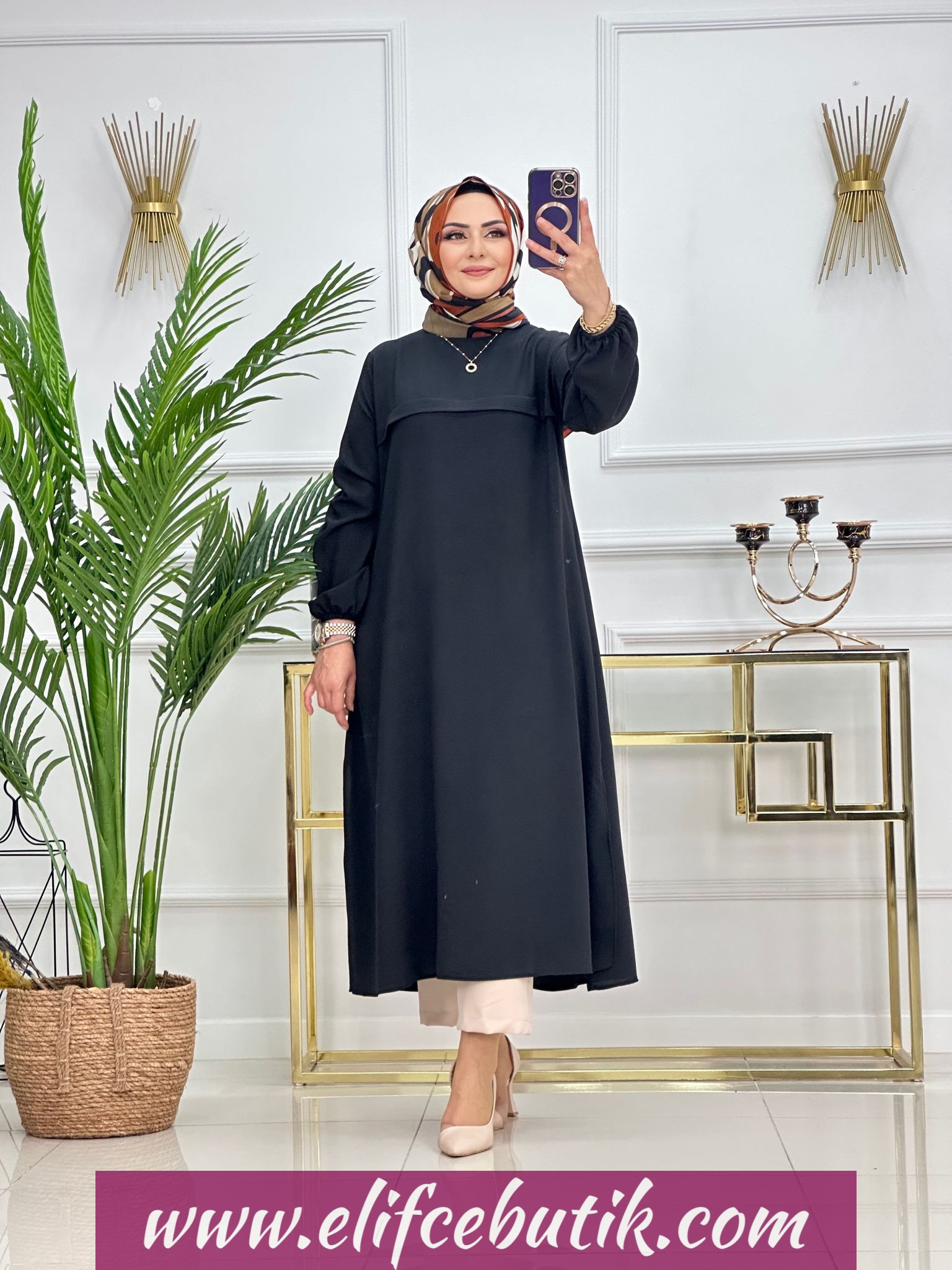 Ayrobin kumaş Fulya tunik - Görsel 2