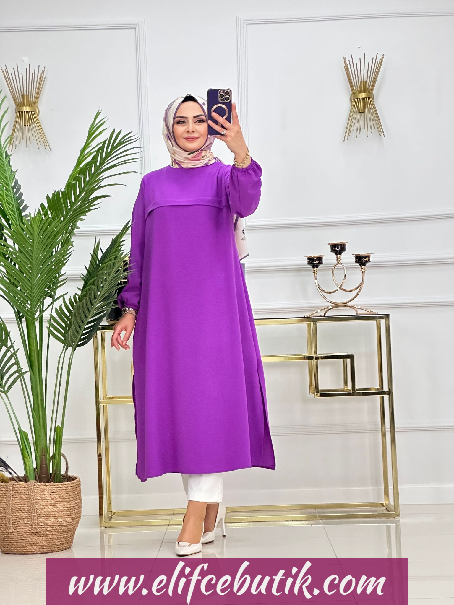 Ayrobin kumaş Fulya tunik - Görsel 8