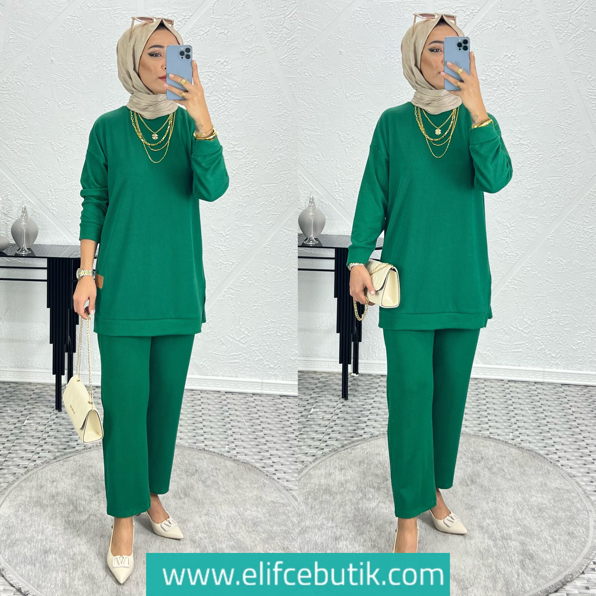 Burümcük kumaş burcu takim - Görsel 6