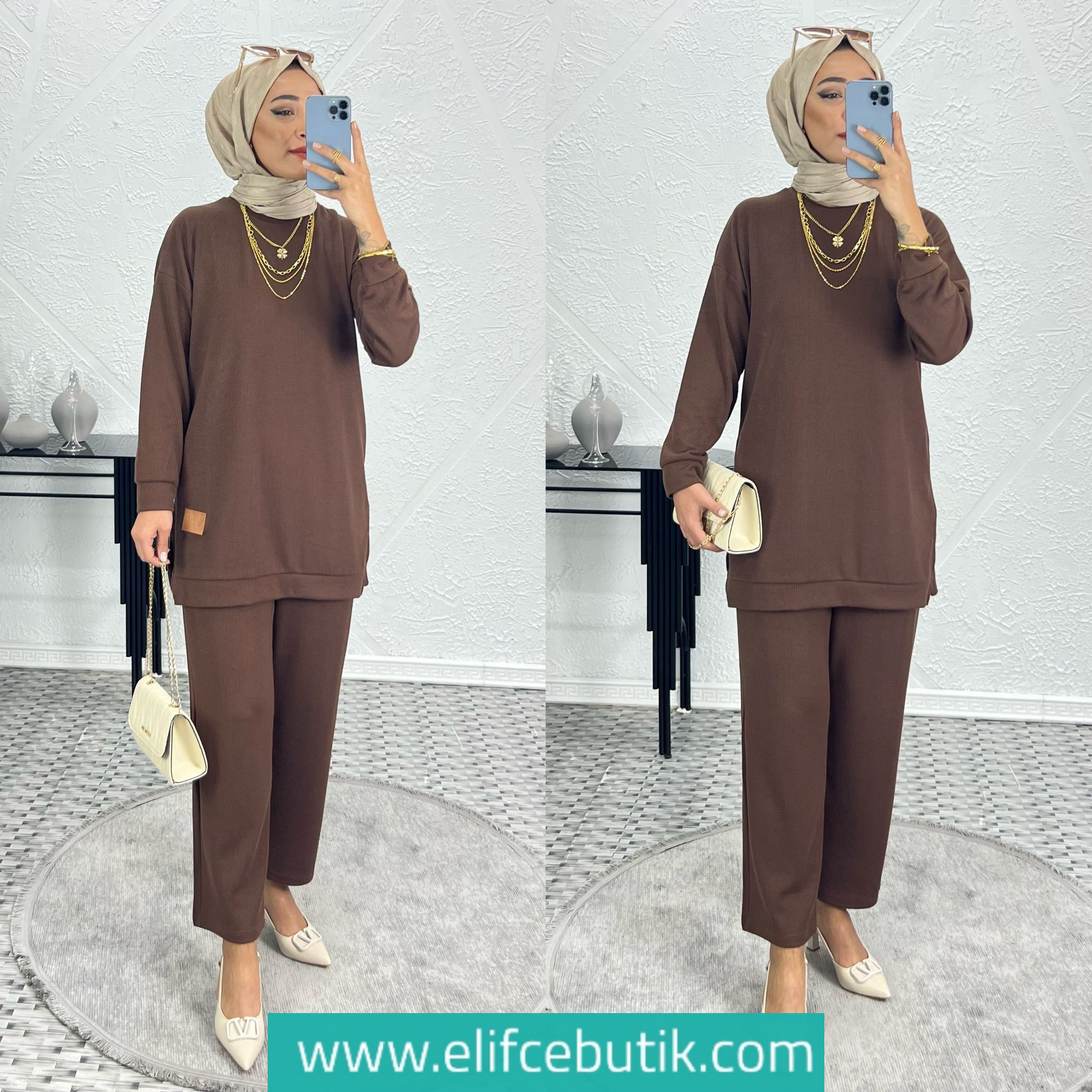 Burümcük kumaş burcu takim - Görsel 3