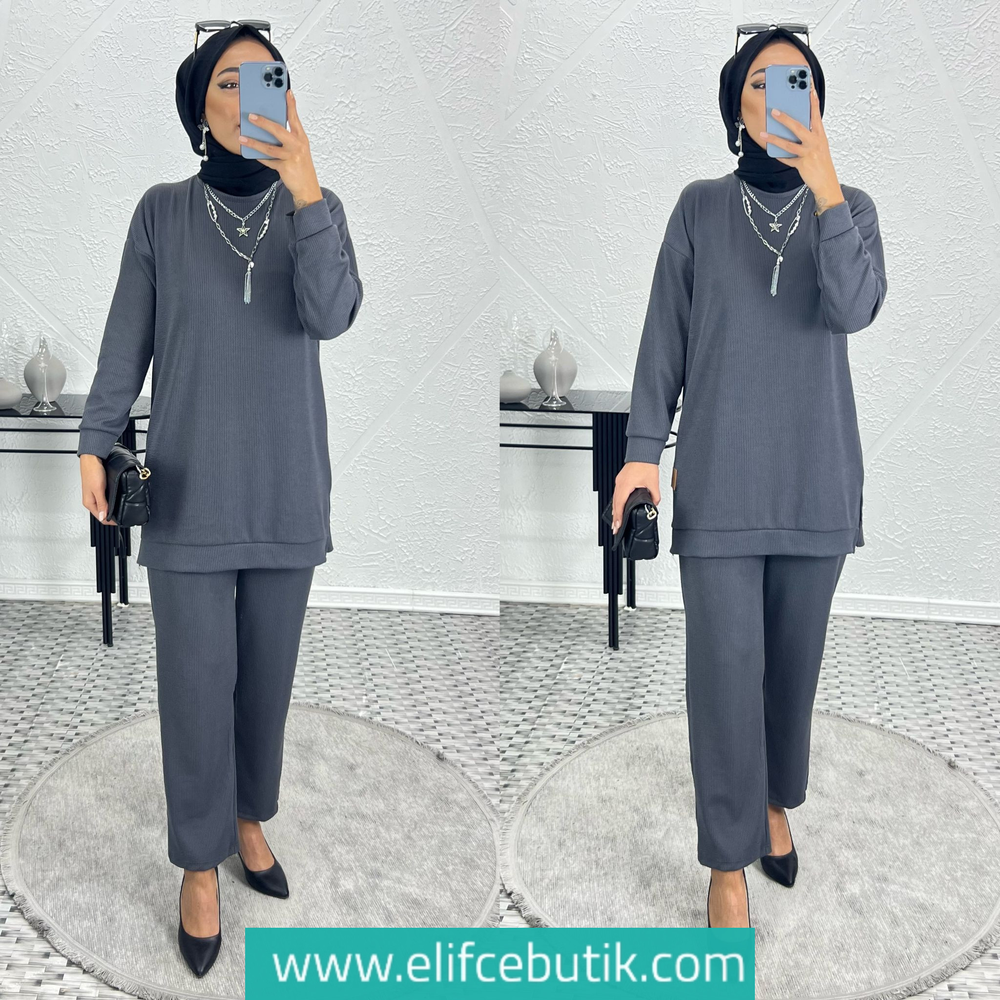 Burümcük kumaş burcu takim - Görsel 2