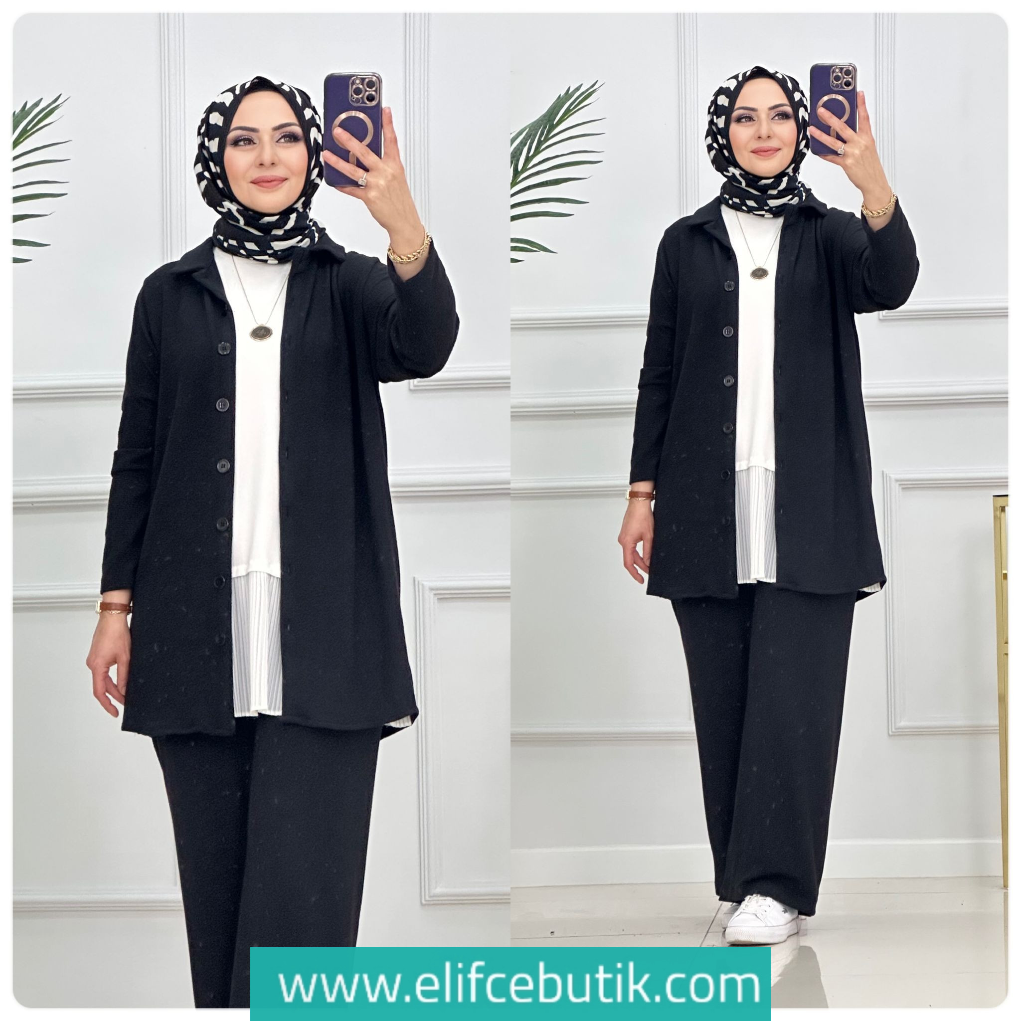 Burümcük kumaş Lara takim - Görsel 2