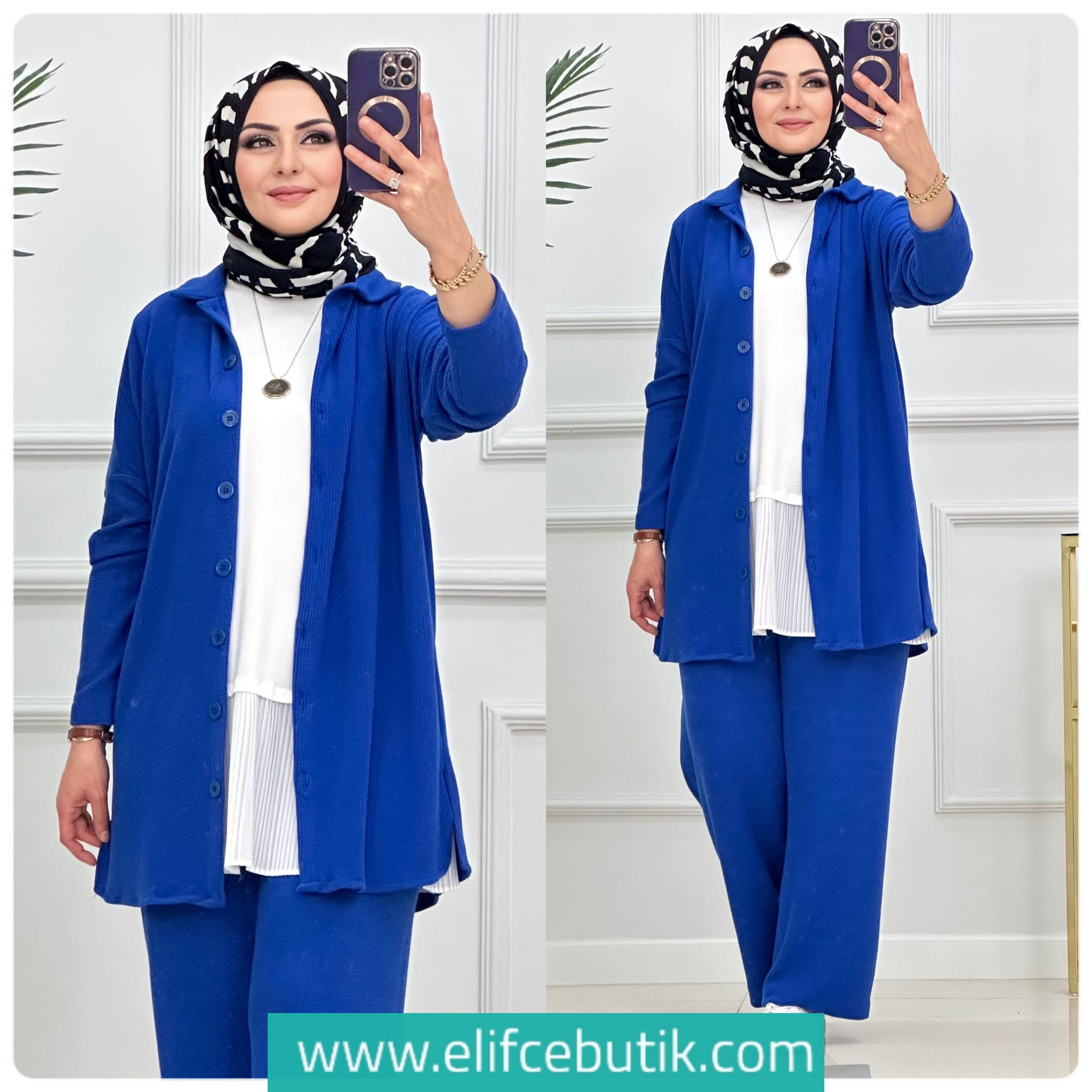 Burümcük kumaş Lara takim - Görsel 4