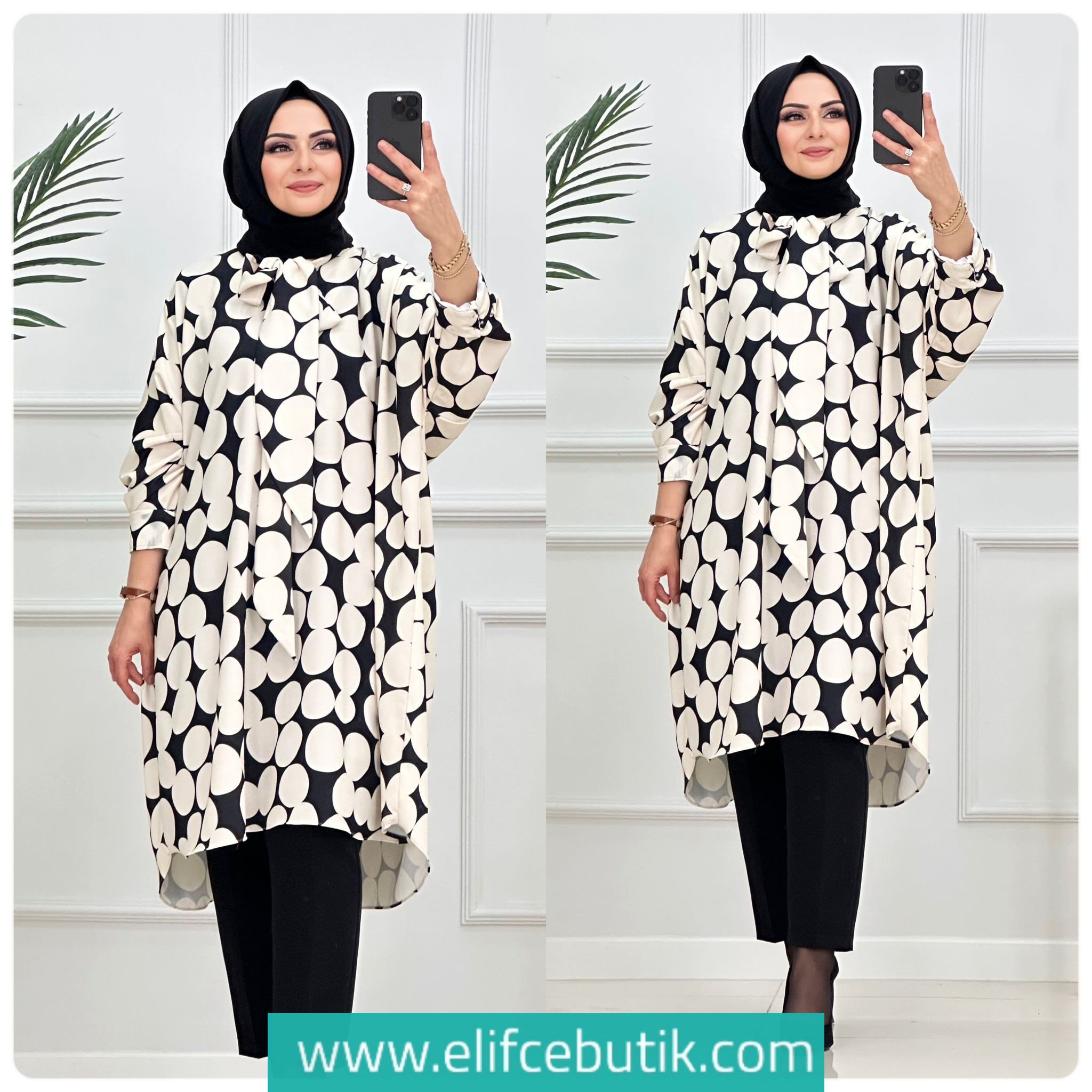 Hürrem kumaş Dilara tunik - Görsel 3