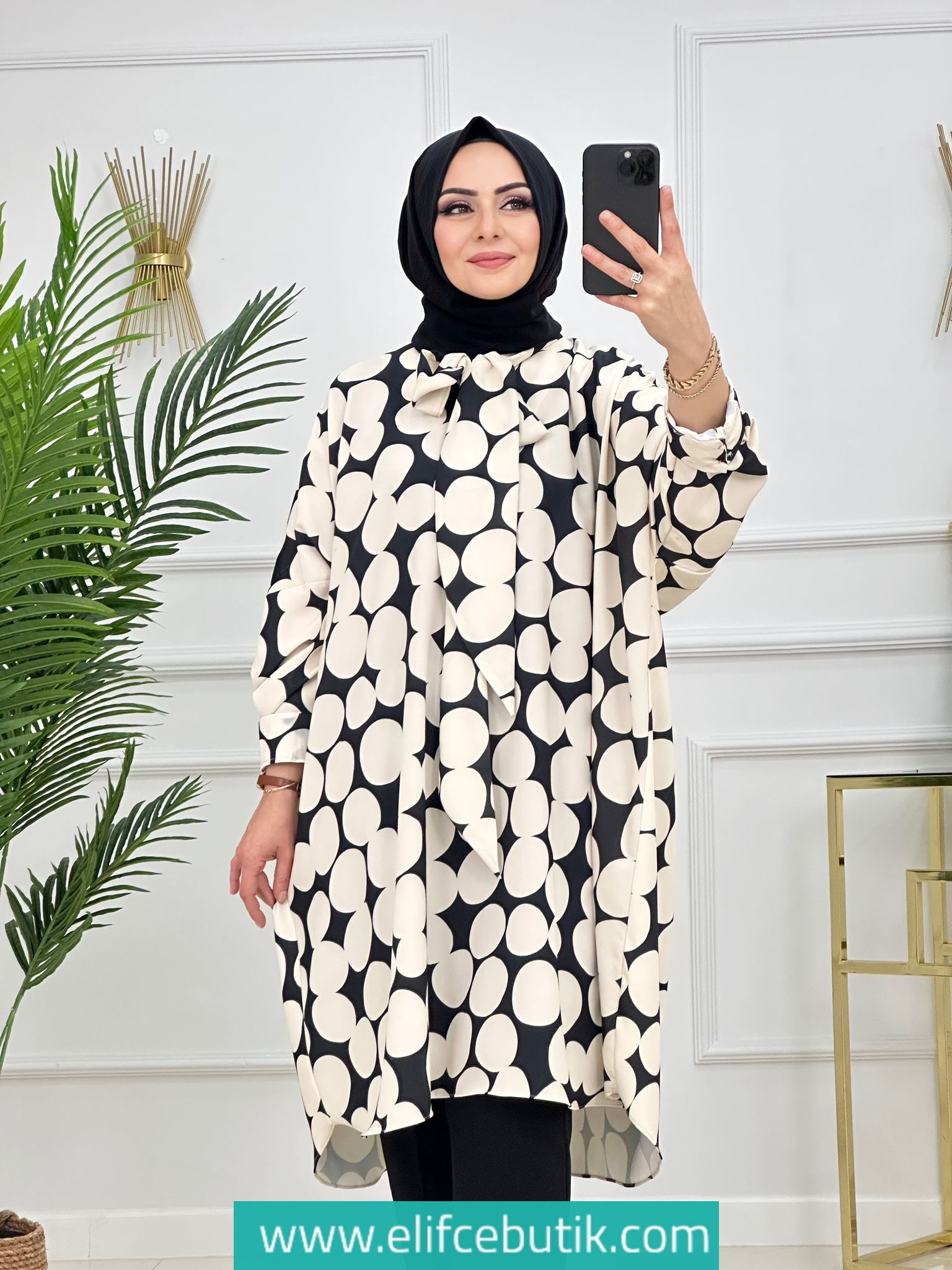 Hürrem kumaş Dilara tunik - Görsel 6
