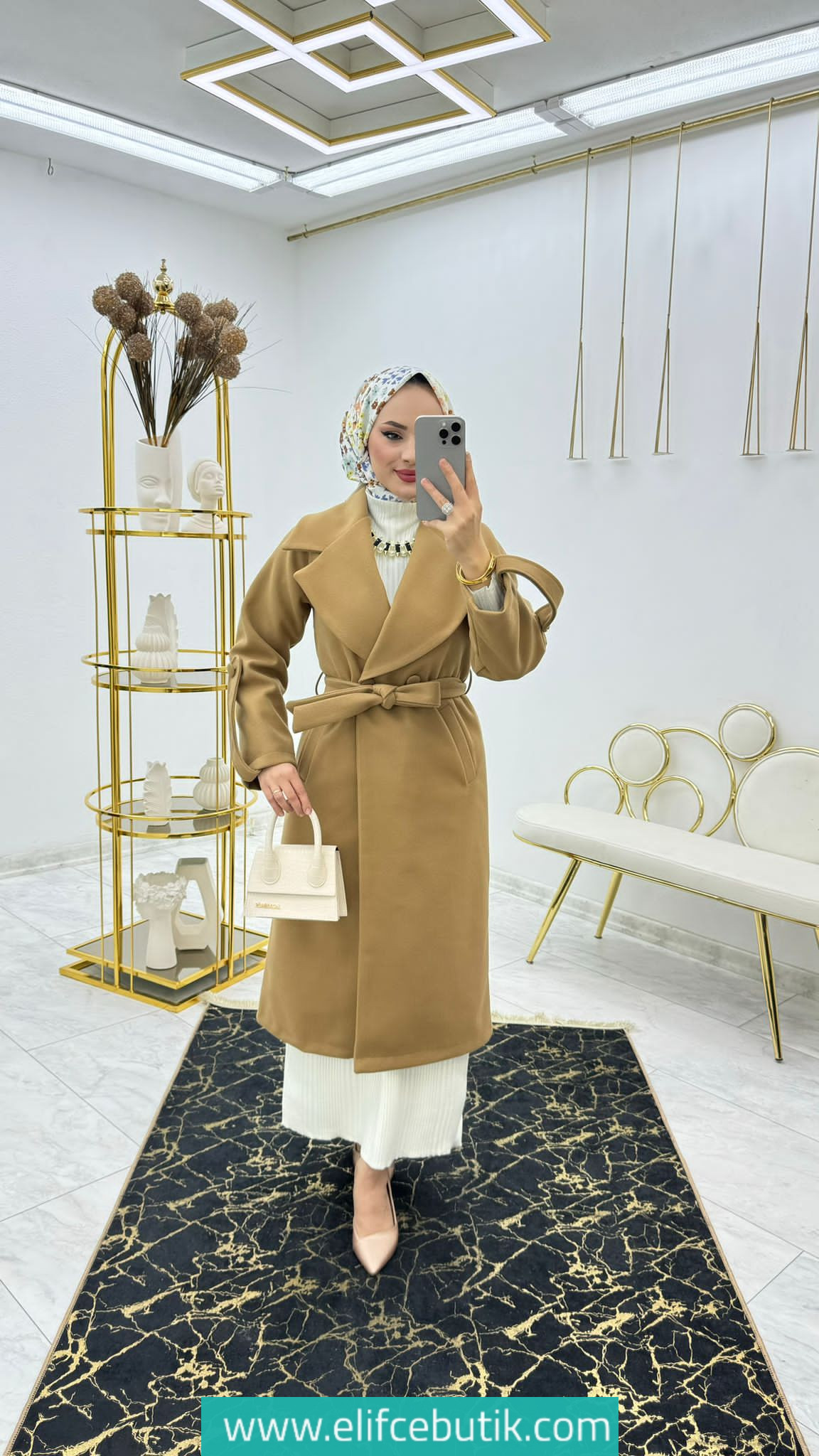 Kaşe kaban astarlı - Görsel 7