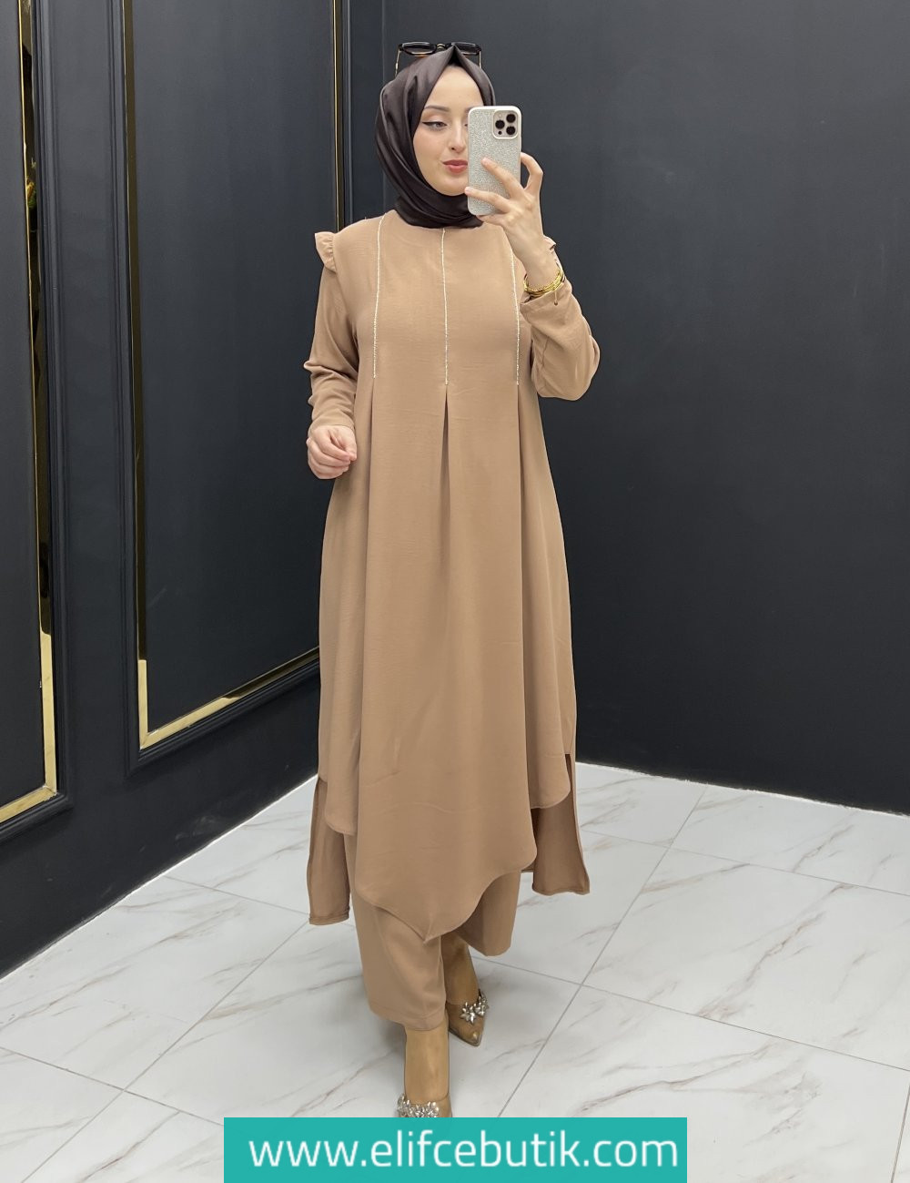 Nazan takım ayrobin kumaş - Görsel 5