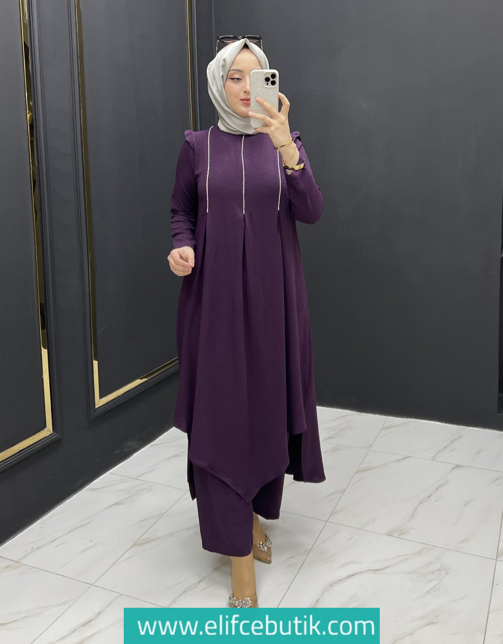 Nazan takım ayrobin kumaş - Görsel 7
