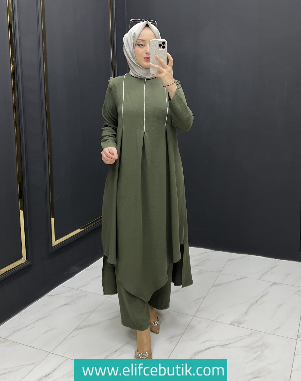 Nazan takım ayrobin kumaş - Görsel 9