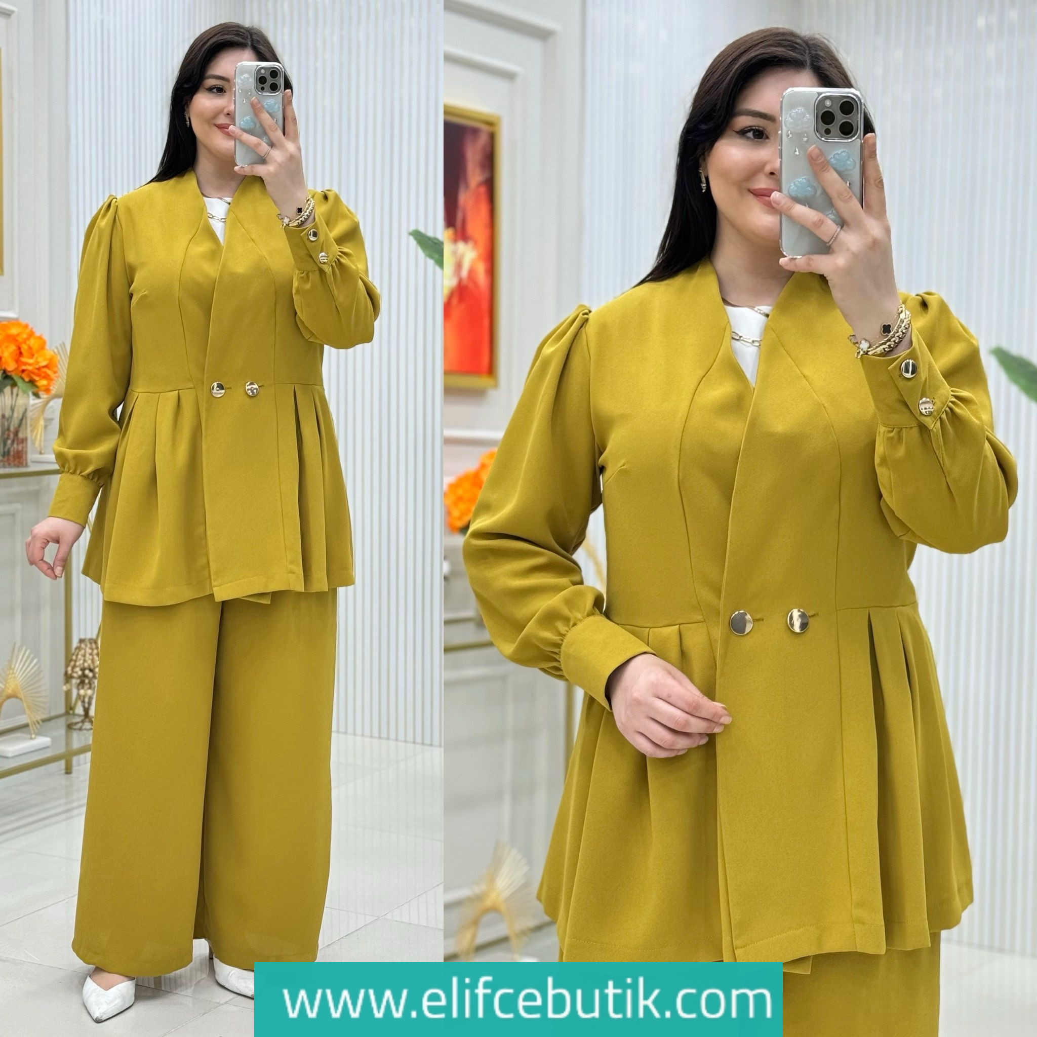 Krep kumaş hilal takim - Görsel 8