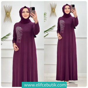 Sandy kumaş Feriha elbise