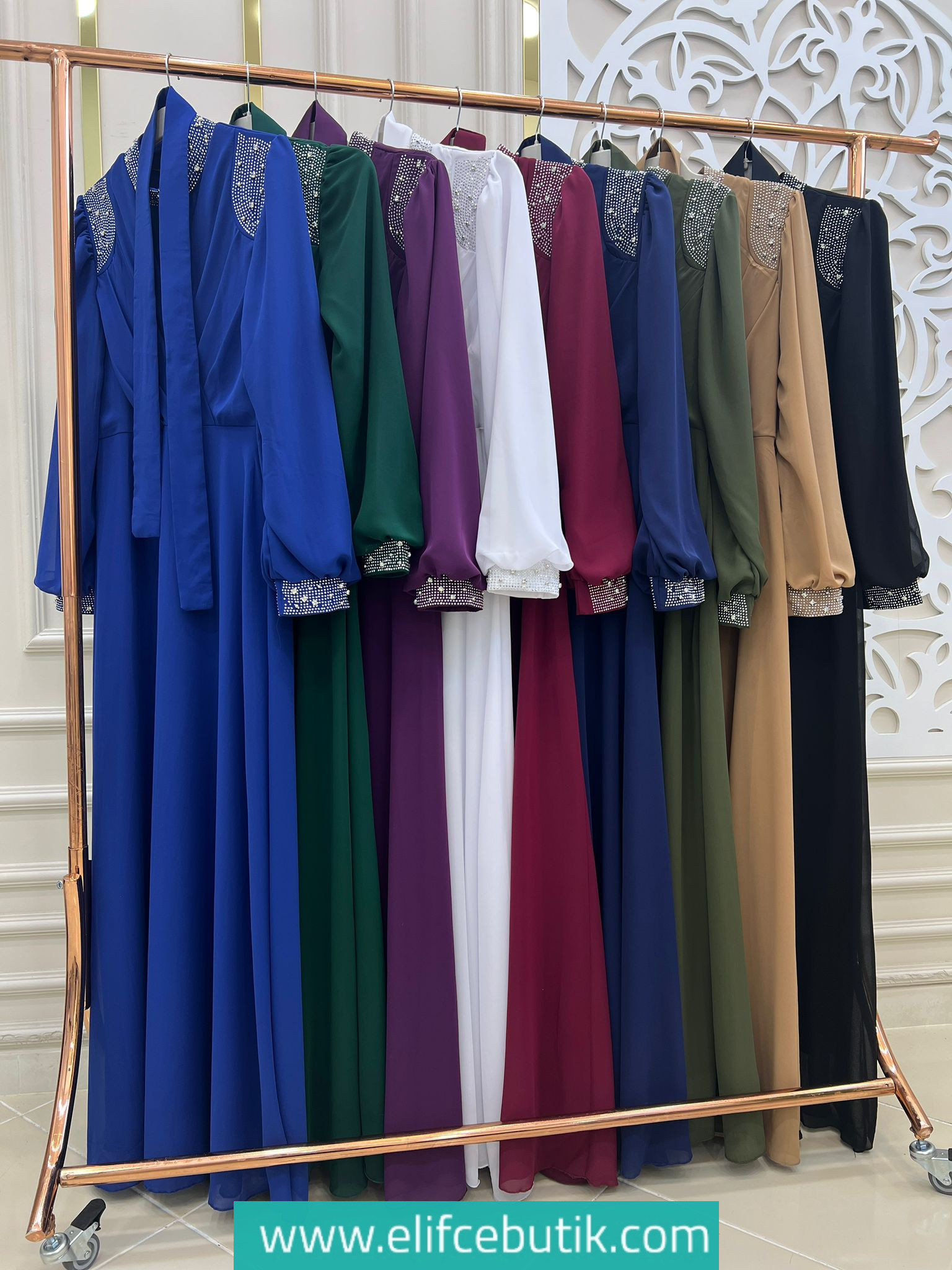 Şifon kumaş hayal elbise - Görsel 2
