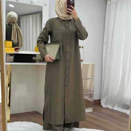 Uzun tunik pantolon takim