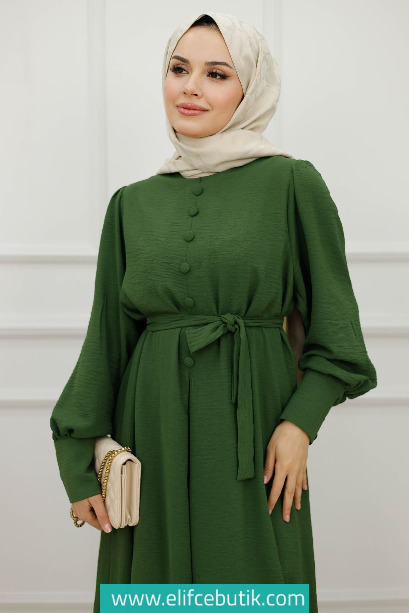 Ayrobin kumaş sıla elbise