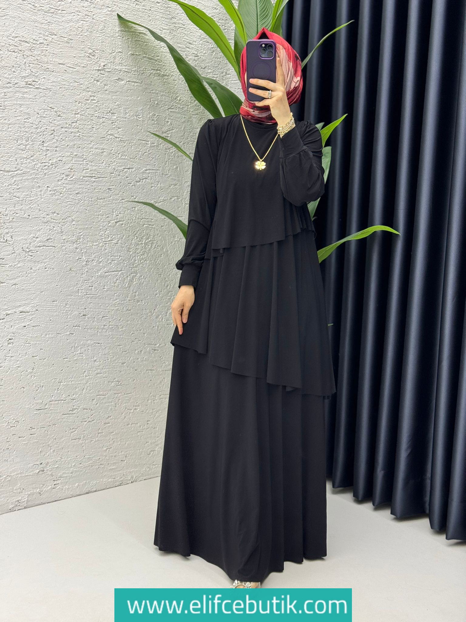Tilda kumaş sultan elbise - Görsel 2
