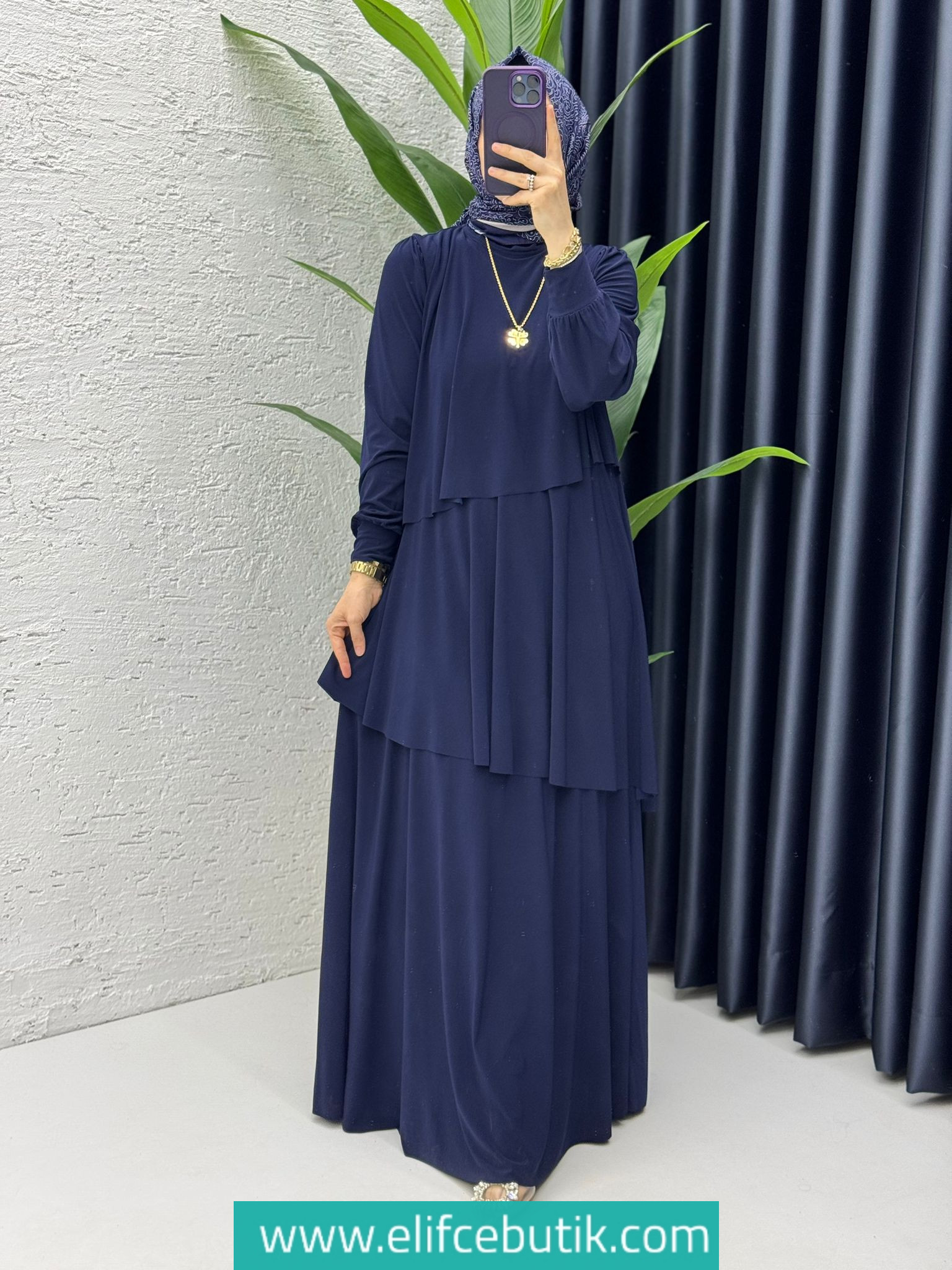 Tilda kumaş sultan elbise - Görsel 3