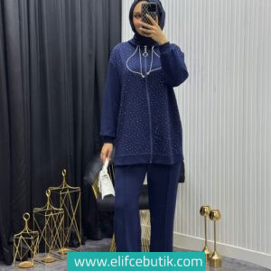 Osyho kumaş taşlı takim