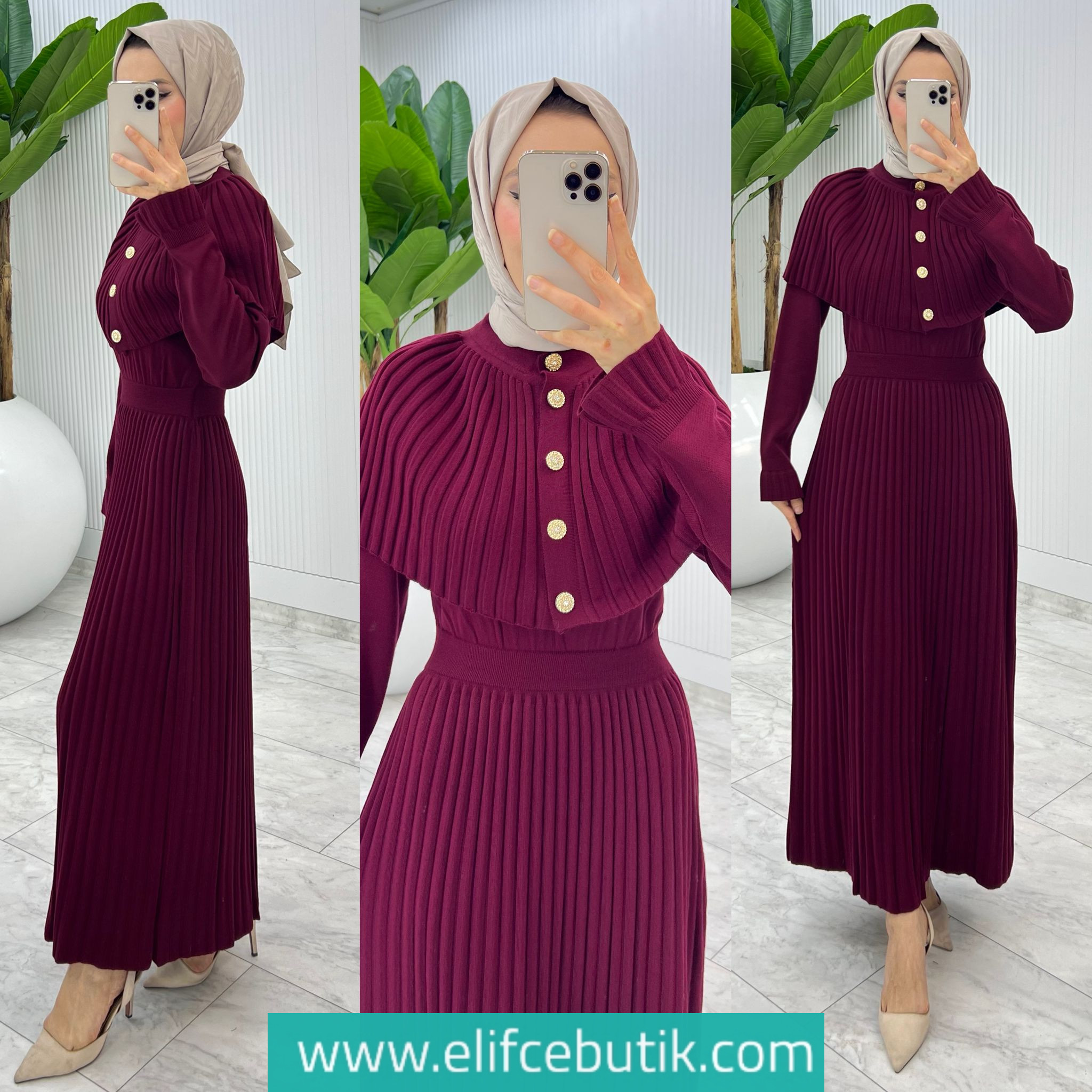 Sümeyye ikili Triko takim elbise - Görsel 5