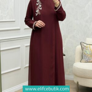 Şifon kumaş asil elbise