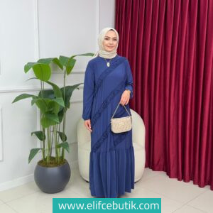 Sandy kumaş Selen elbise