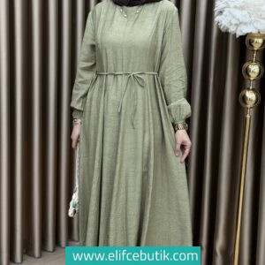 Kamelya tesettür elbise Büyük Beden