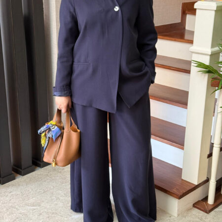 Gland Kruvaze Ceket Pantolon takım