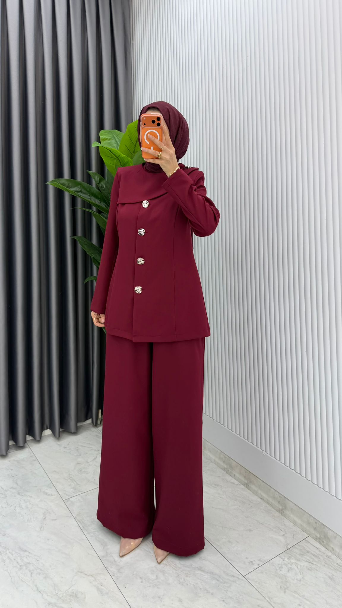 Premium Krep Ebrar Ceket Takım - Görsel 19