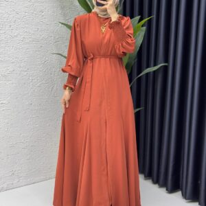 Medine İpeği Mihra Abaya Takım