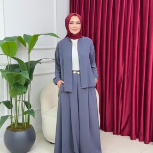 Şebnem Ayrobin Kumaş Pantolon Tunik Takım