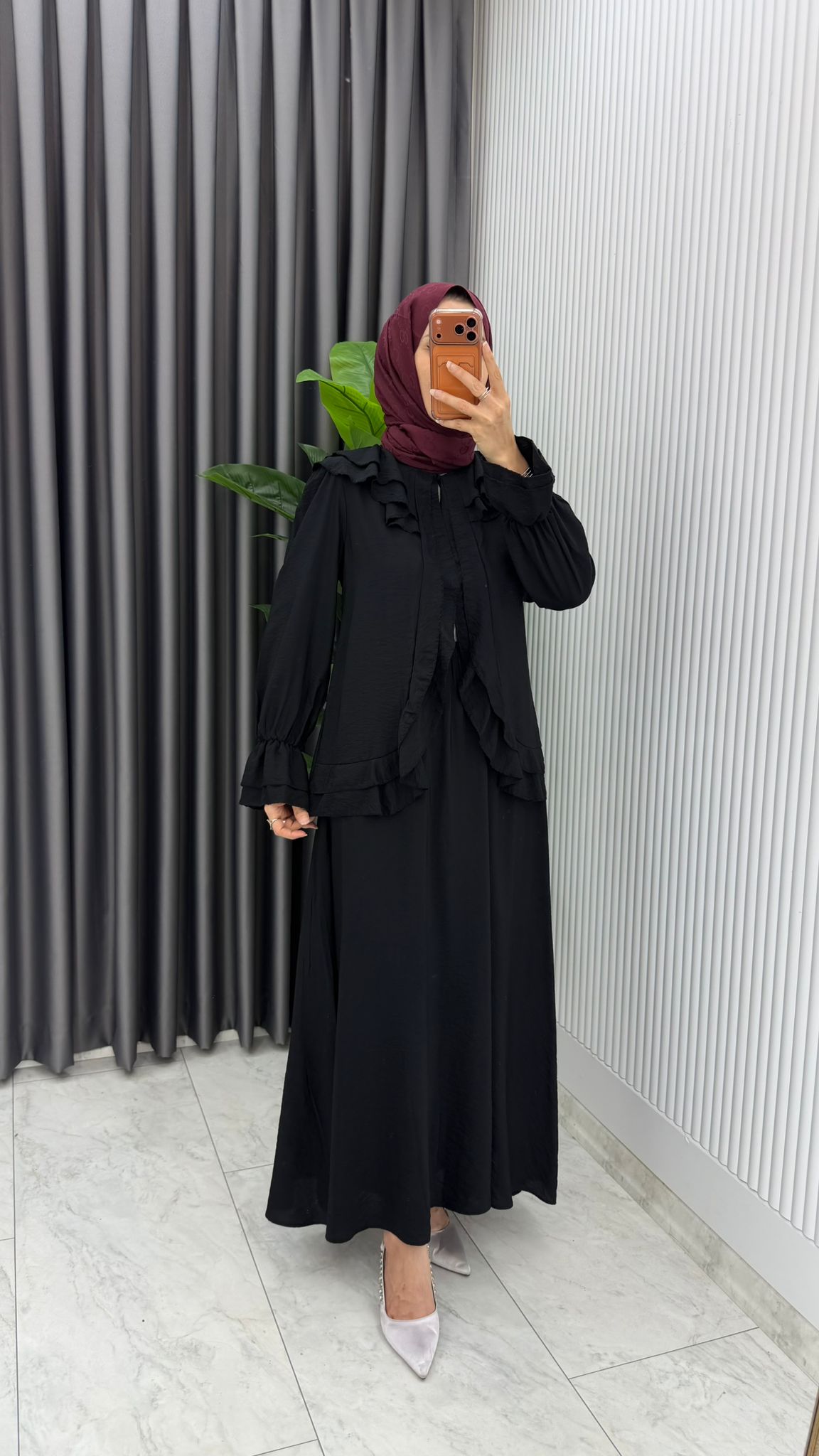 Premium Mehtap Çilek Modal Etekli Takım - Görsel 17