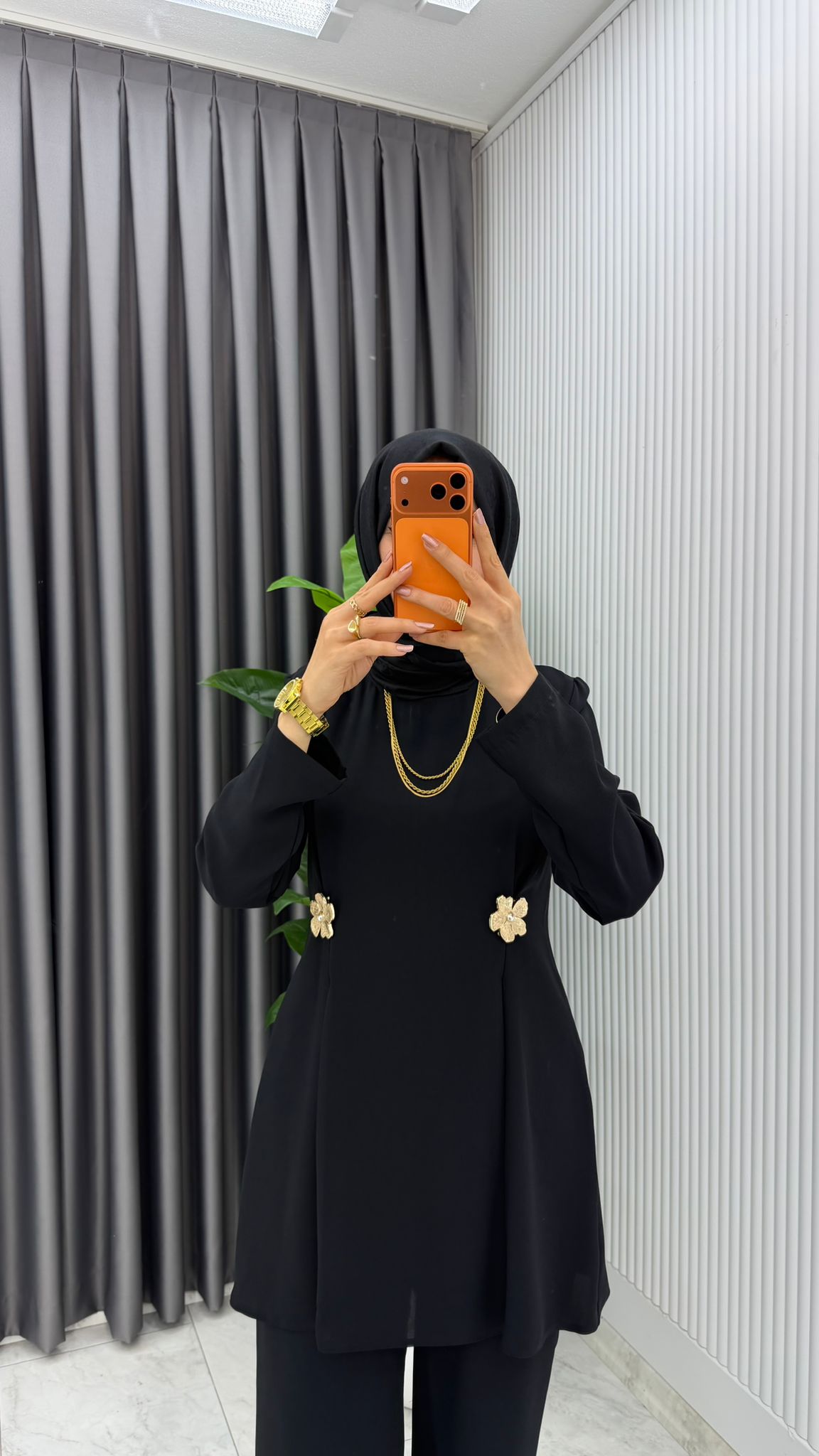 Premium Kardelen Zara Krep Takım - Görsel 5
