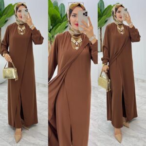Premium Zara Krep Ahum Pantolonlu Takım