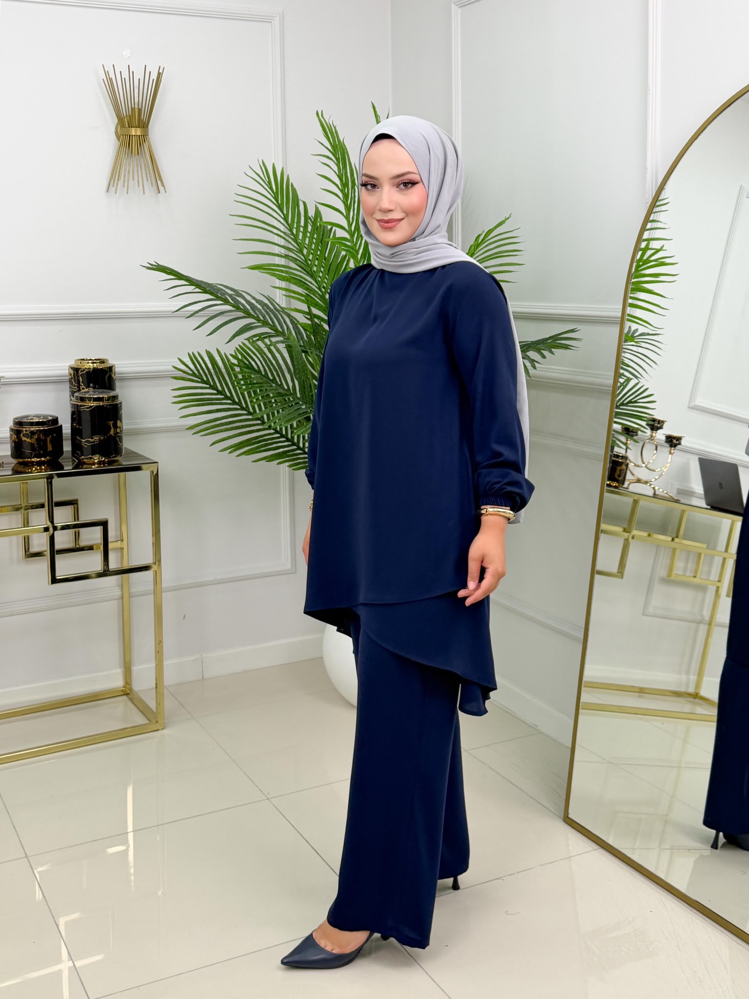 Dubai İpeği Tesettür Arzu Takım