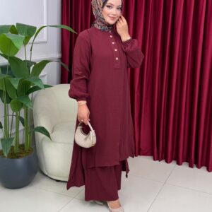 Riva Müslin Pantolon Tunik Takım