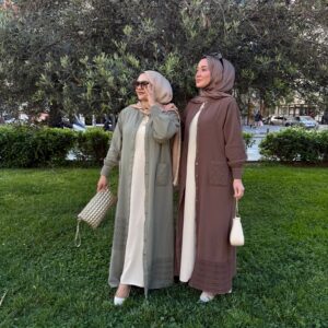 Kıymet Organik Pamuk Tesettür Elbise