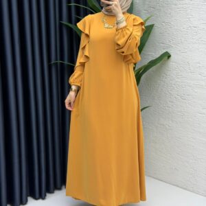 Medine İpeği Canan Tesettür Elbise