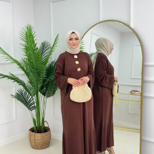 Merserize Triko Kumaş Cansu Elbise